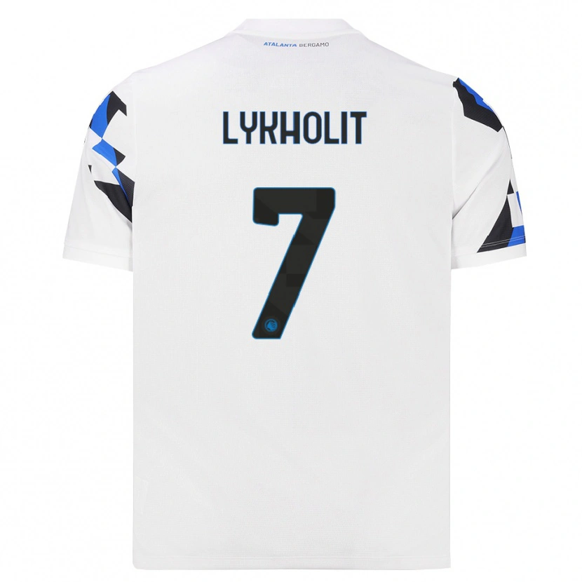 Danxen Niño Camiseta Ivan Lykholit #7 Blanco Rojo Azul 2ª Equipación 2026/27 La Camisa