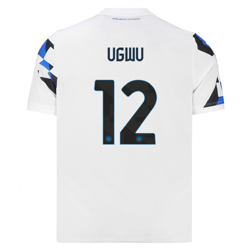 Danxen Niño Camiseta Ferdinand Ugwu #12 Blanco Rojo Azul 2ª Equipación 2026/27 La Camisa