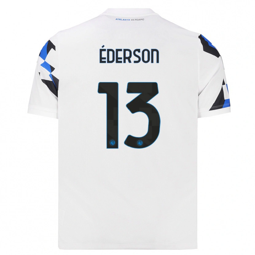 Danxen Niño Camiseta Éderson José Dos Santos Lourenço Da Silva #13 Blanco Rojo Azul 2ª Equipación 2026/27 La Camisa