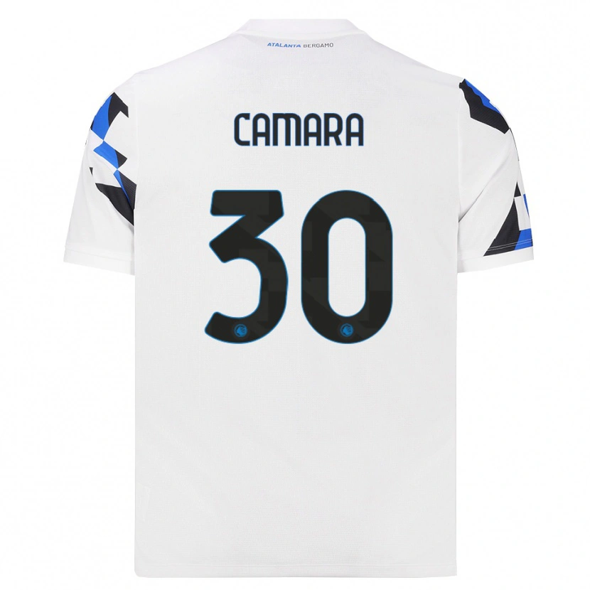 Danxen Niño Camiseta Henry Camara #30 Blanco Rojo Azul 2ª Equipación 2026/27 La Camisa