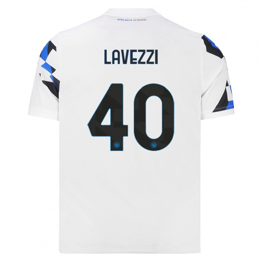 Danxen Niño Camiseta Filippo Lavezzi #40 Blanco Rojo Azul 2ª Equipación 2026/27 La Camisa