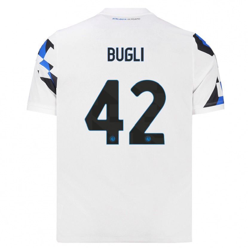 Danxen Niño Camiseta Gabriel Bugli #42 Blanco Rojo Azul 2ª Equipación 2026/27 La Camisa