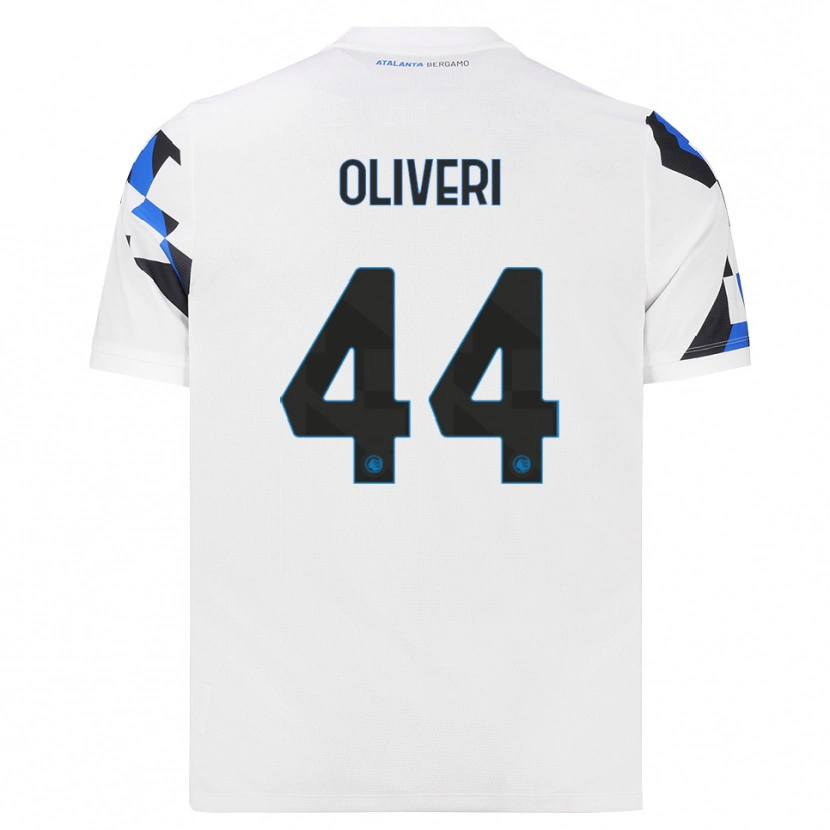 Danxen Niño Camiseta Andrea Oliveri #44 Blanco Rojo Azul 2ª Equipación 2026/27 La Camisa