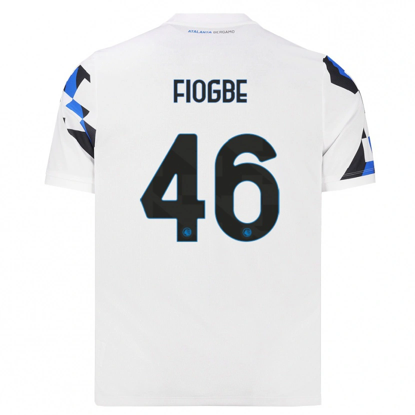Danxen Niño Camiseta Candas Fiogbe #46 Blanco Rojo Azul 2ª Equipación 2026/27 La Camisa
