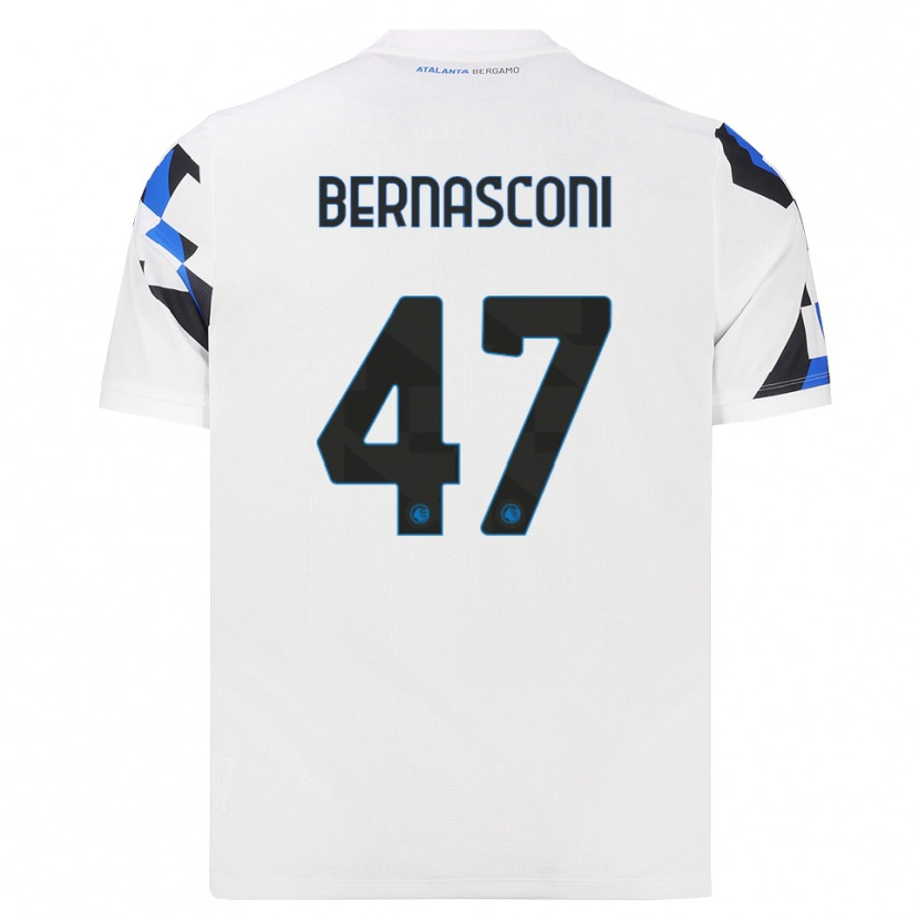 Danxen Niño Camiseta Lorenzo Bernasconi #47 Blanco Rojo Azul 2ª Equipación 2026/27 La Camisa
