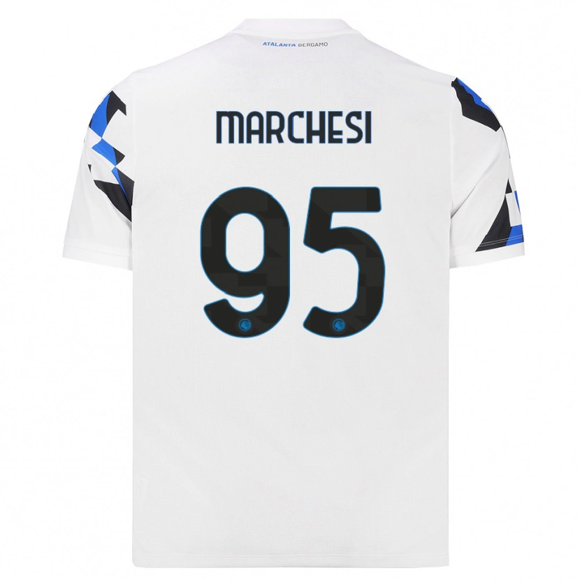 Danxen Niño Camiseta Silvia Marchesi #95 Blanco Rojo Azul 2ª Equipación 2026/27 La Camisa
