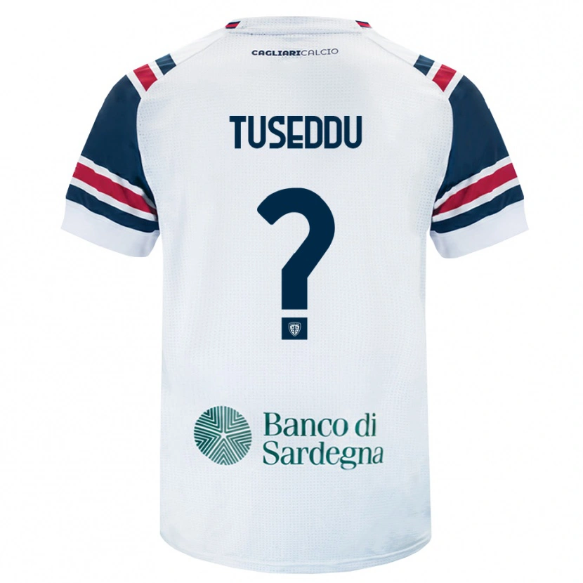 Danxen Niño Camiseta Alessio Tuseddu #0 Blanco Rojo Verde 2ª Equipación 2026/27 La Camisa