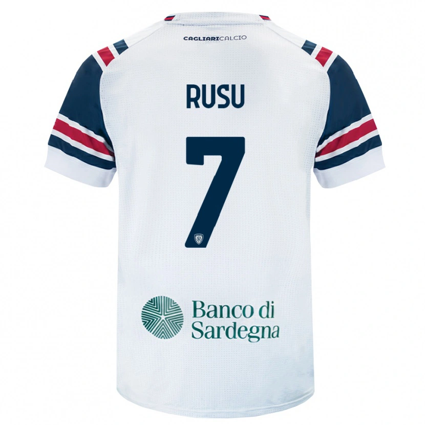 Danxen Niño Camiseta Timofei Rusu #7 Blanco Rojo Verde 2ª Equipación 2026/27 La Camisa