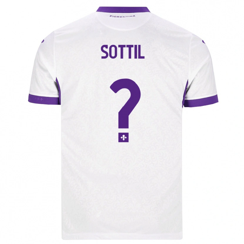 Danxen Niño Camiseta Riccardo Sottil #0 Blanco Morado 2ª Equipación 2026/27 La Camisa