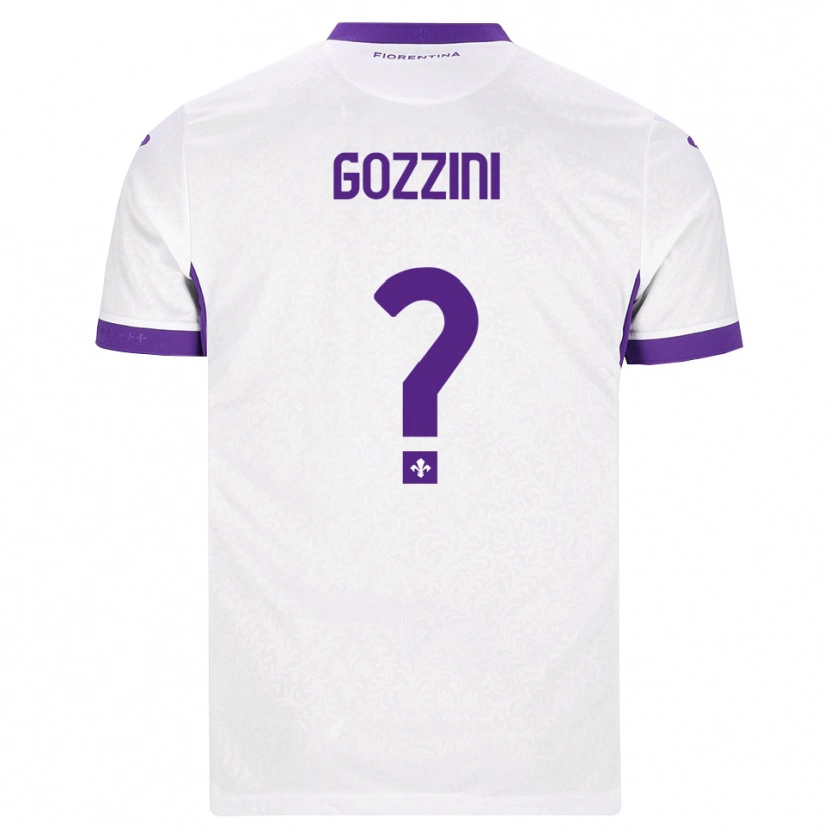 Danxen Niño Camiseta Gozzini #0 Blanco Morado 2ª Equipación 2026/27 La Camisa