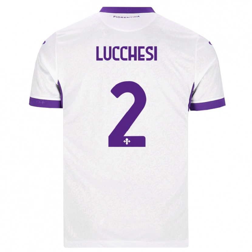 Danxen Niño Camiseta Andrea Lucchesi #2 Blanco Morado 2ª Equipación 2026/27 La Camisa