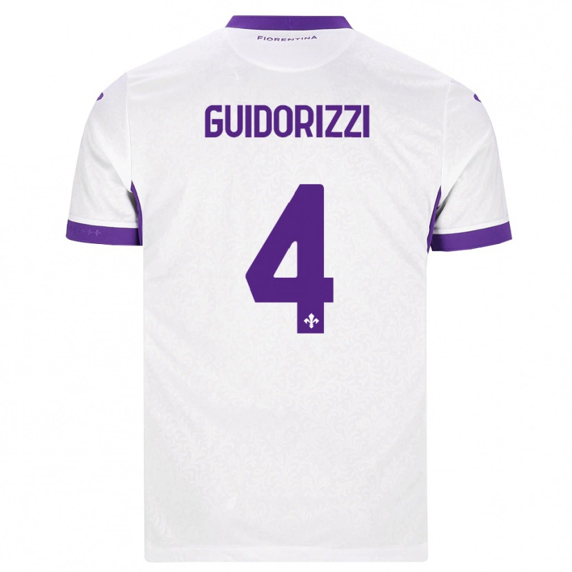 Danxen Niño Camiseta Riccardo Guidorizzi #4 Blanco Morado 2ª Equipación 2026/27 La Camisa