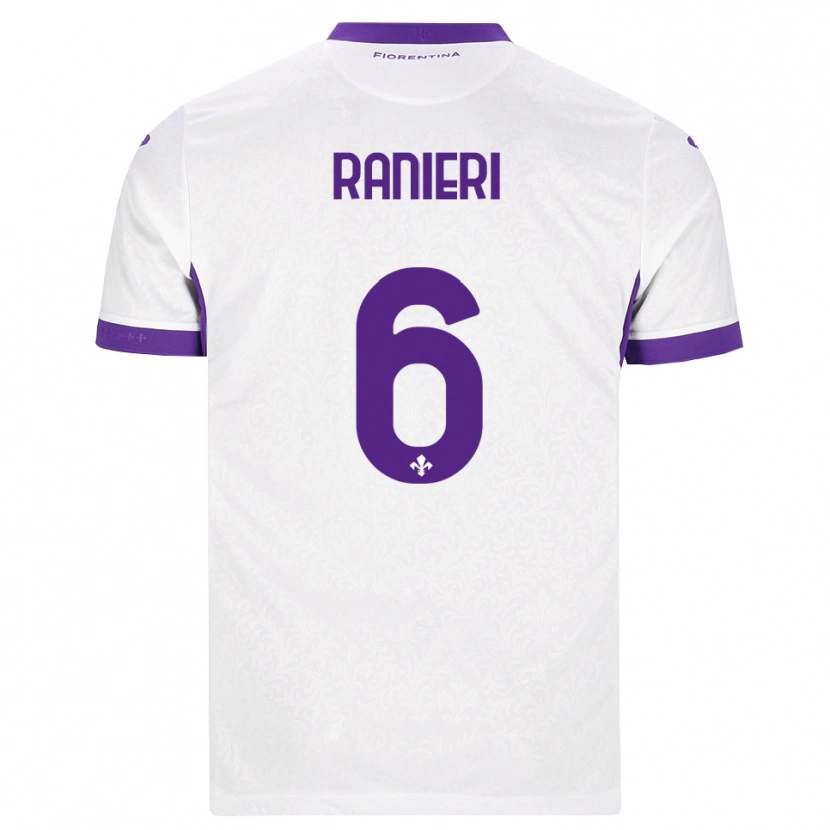 Danxen Niño Camiseta Luca Ranieri #6 Blanco Morado 2ª Equipación 2026/27 La Camisa