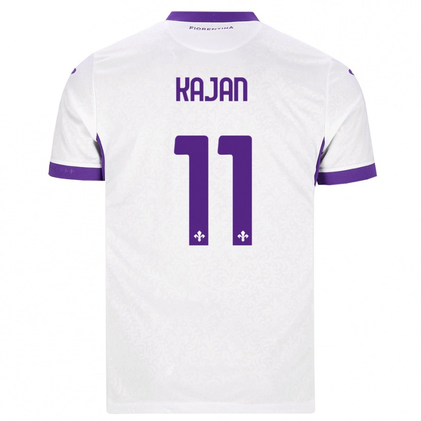 Danxen Niño Camiseta Zsanett Kaján #11 Blanco Morado 2ª Equipación 2026/27 La Camisa