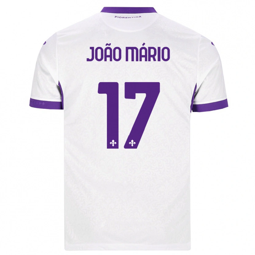 Danxen Niño Camiseta João Mário #17 Blanco Morado 2ª Equipación 2026/27 La Camisa