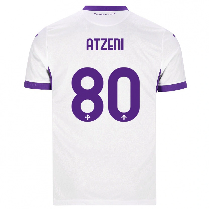 Danxen Niño Camiseta Davide Atzeni #80 Blanco Morado 2ª Equipación 2026/27 La Camisa