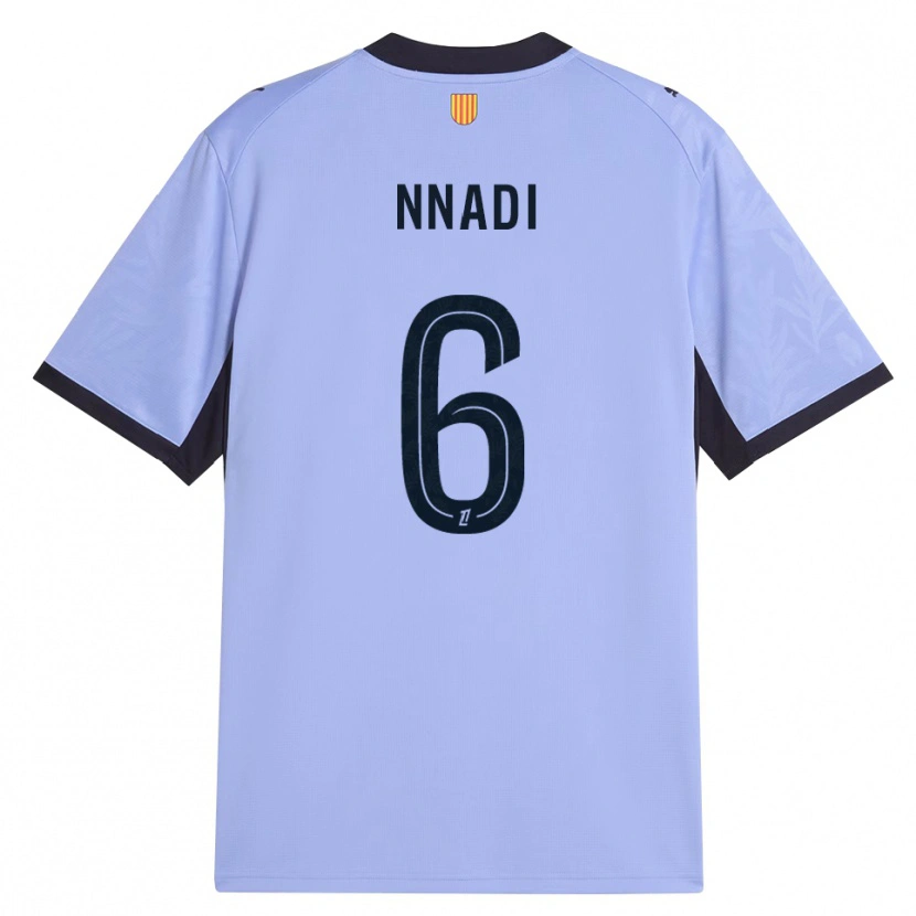 Danxen Niño Camiseta Tochukwu Nnadi #6 Lavanda Negro Equipación Tercera 2026/27 La Camisa