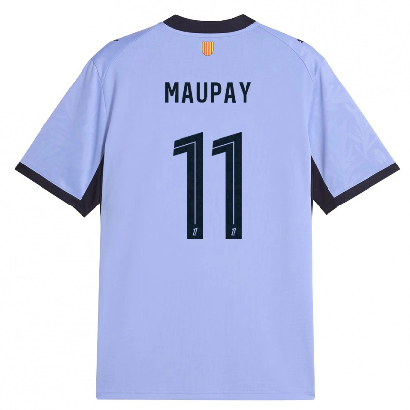 Danxen Niño Camiseta Neal Maupay #11 Lavanda Negro Equipación Tercera 2026/27 La Camisa