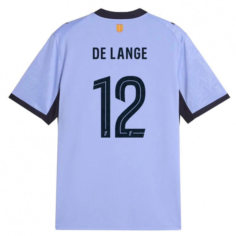Danxen Niño Camiseta Jeffrey De Lange #12 Lavanda Negro Equipación Tercera 2026/27 La Camisa