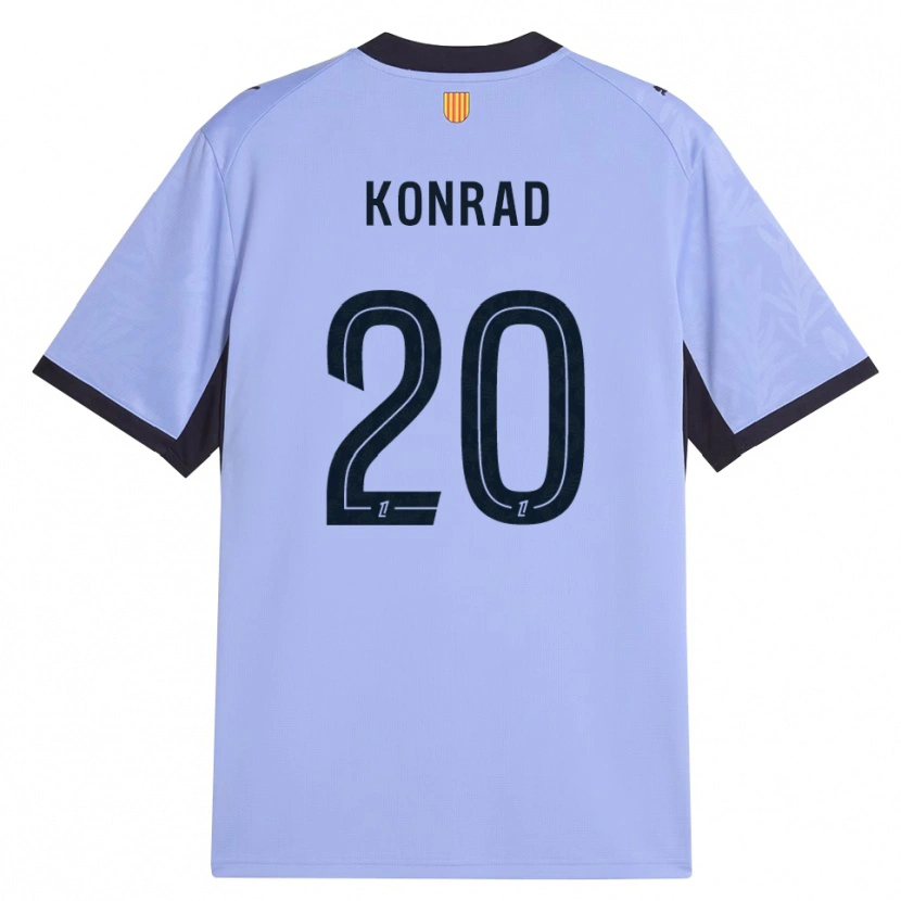 Danxen Niño Camiseta Konrad De La Fuente #20 Lavanda Negro Equipación Tercera 2026/27 La Camisa