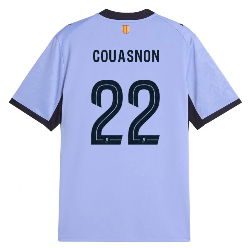 Danxen Niño Camiseta Roxane Couasnon #22 Lavanda Negro Equipación Tercera 2026/27 La Camisa