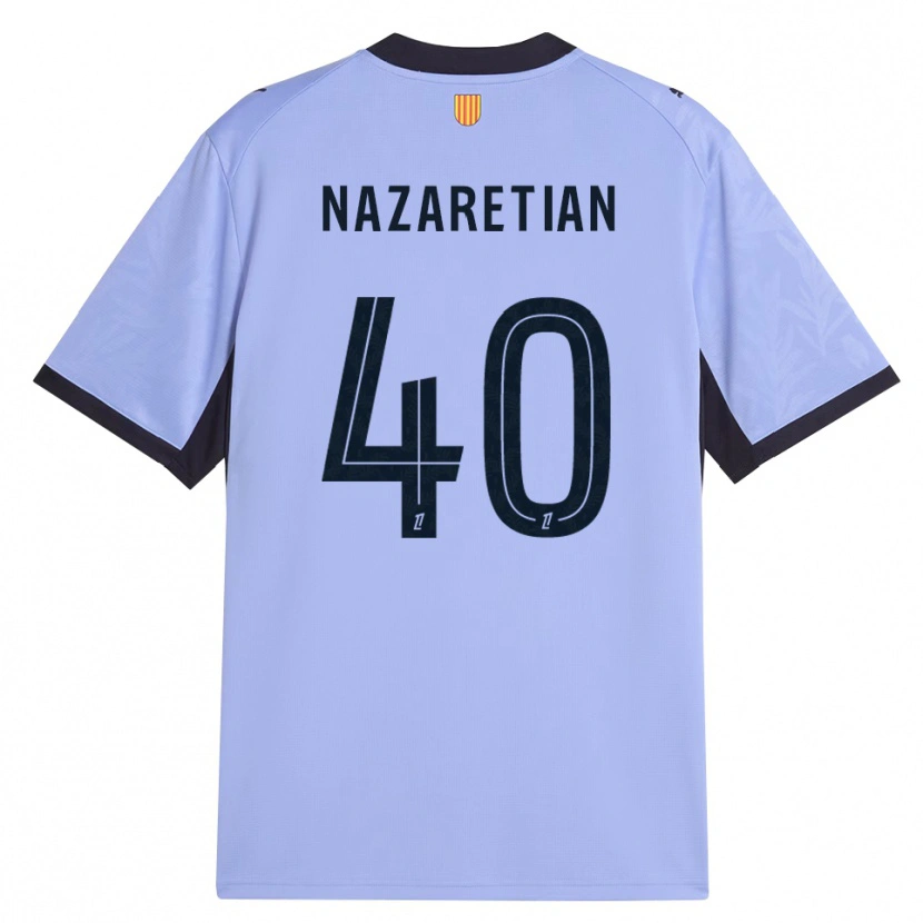 Danxen Niño Camiseta Manuel Nazaretian #40 Lavanda Negro Equipación Tercera 2026/27 La Camisa