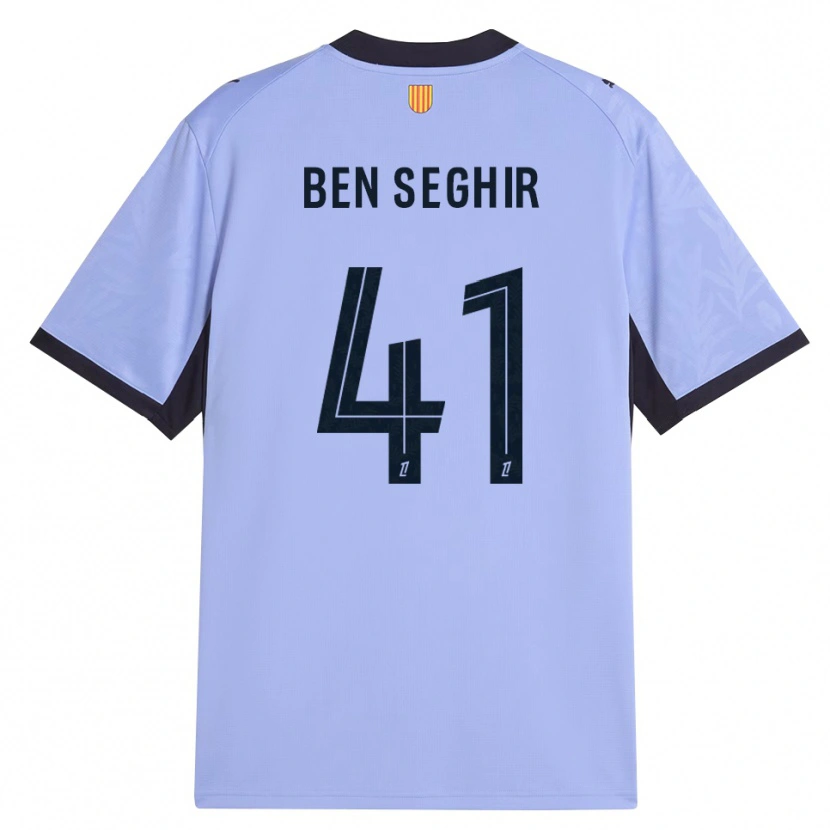 Danxen Niño Camiseta Salim Ben Seghir #41 Lavanda Negro Equipación Tercera 2026/27 La Camisa