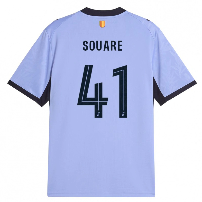 Danxen Niño Camiseta Cheick Souare #41 Lavanda Negro Equipación Tercera 2026/27 La Camisa