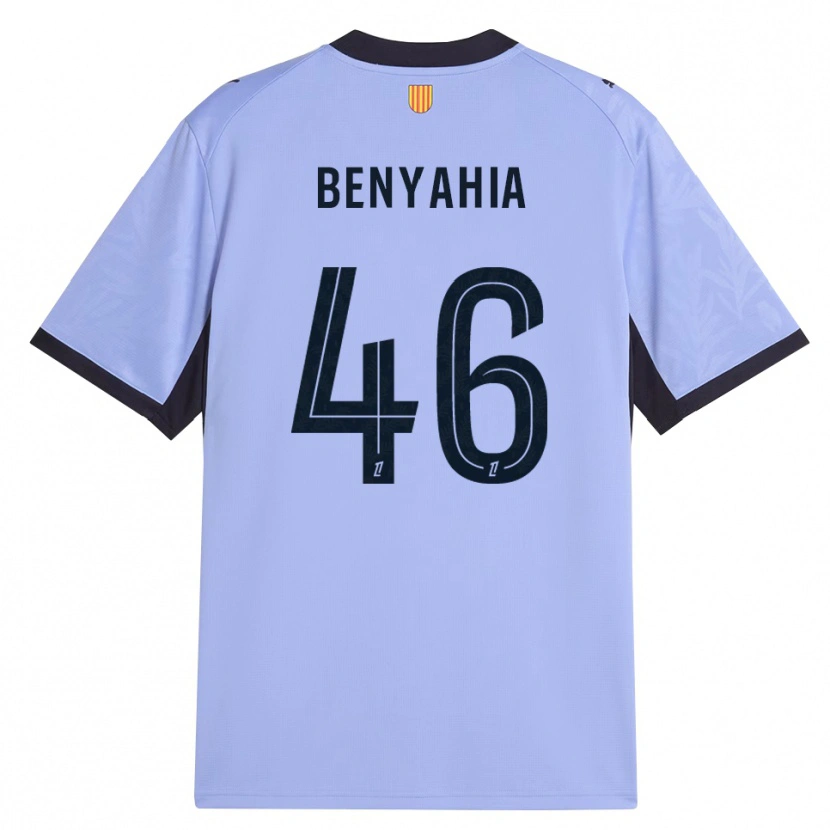 Danxen Niño Camiseta Aylan Benyahia-Tani #46 Lavanda Negro Equipación Tercera 2026/27 La Camisa