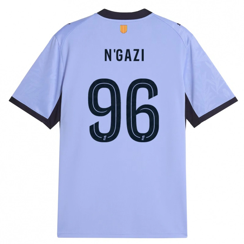 Danxen Niño Camiseta Chloé N'gazi #96 Lavanda Negro Equipación Tercera 2026/27 La Camisa