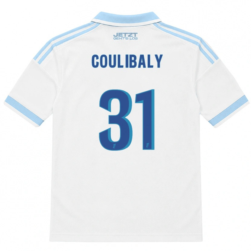 Danxen Niño Camiseta Karim Coulibaly #31 Azul Cielo Claro Blanco Rojo 2ª Equipación 2026/27 La Camisa