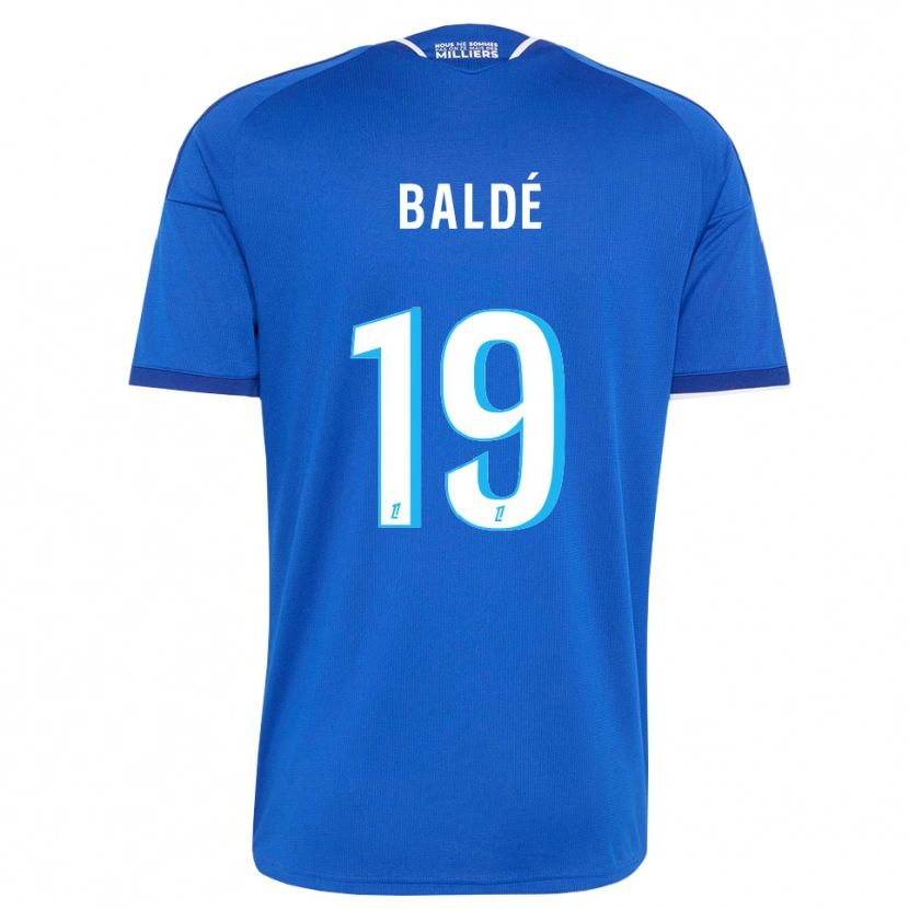 Danxen Niño Camiseta Fábio Baldé #19 Azul Real Blanco 1ª Equipación 2026/27 La Camisa