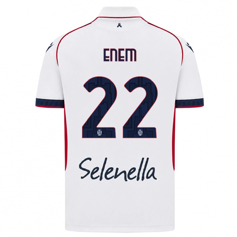 Danxen Niño Camiseta Jay Enem #22 Blanco Rojo Azul Real 2ª Equipación 2026/27 La Camisa