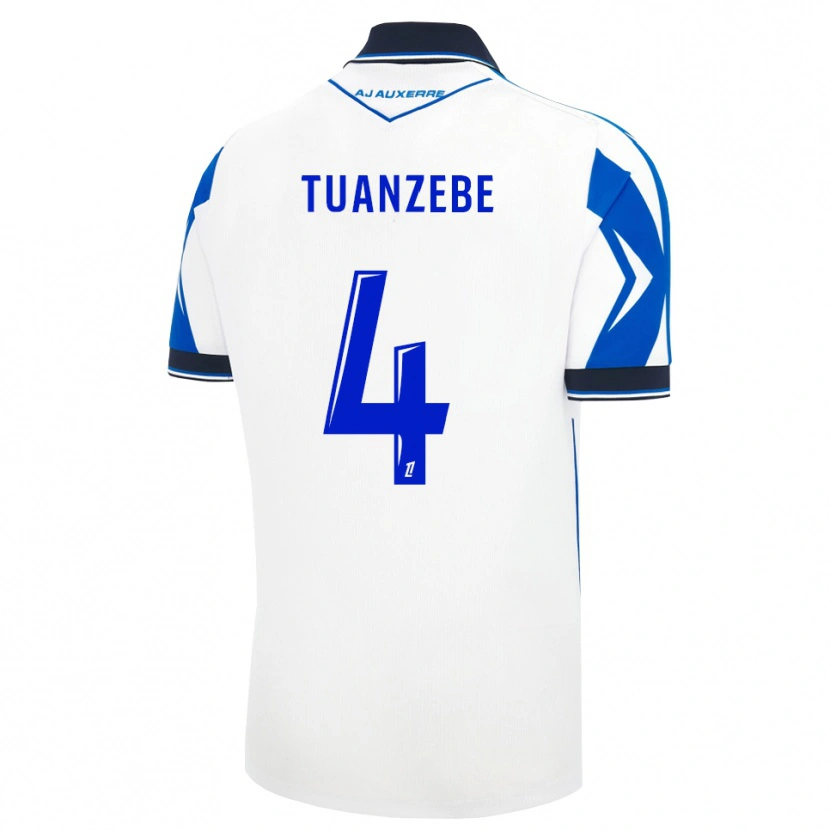 Danxen Hombre Camiseta Axel Tuanzebe #4 Negro Blanco Azul 1ª Equipación 2026/27 La Camisa