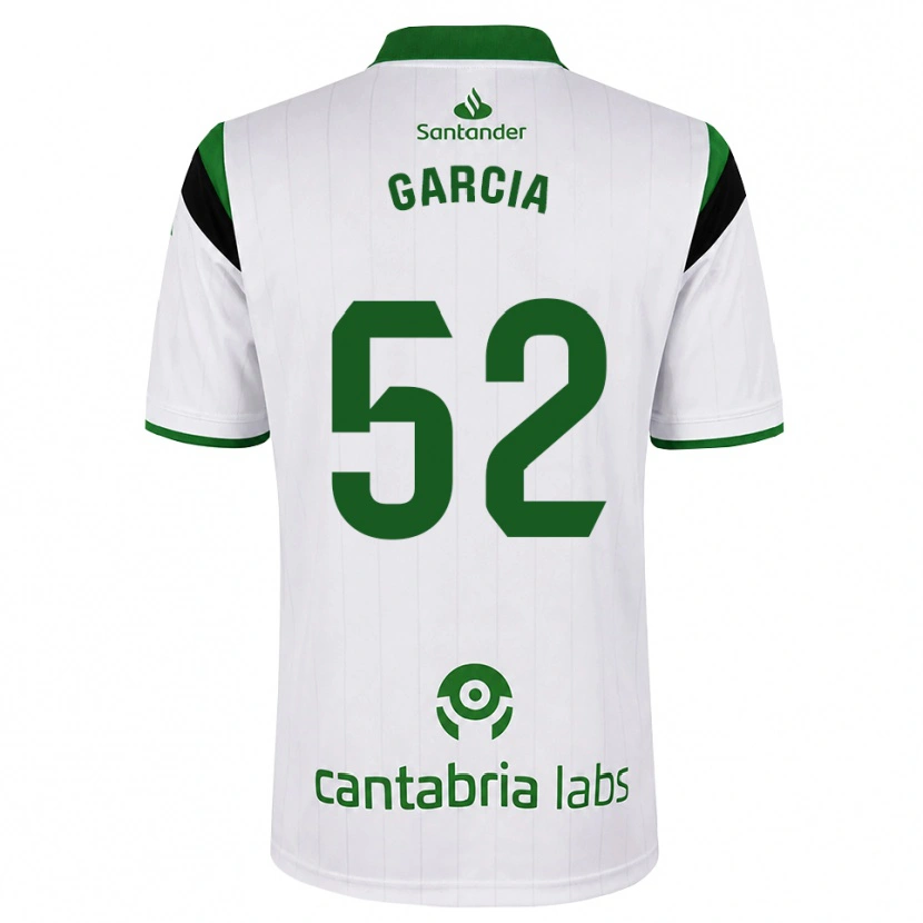 Danxen Hombre Camiseta Pablo García #52 Blanco Verde Negro 1ª Equipación 2026/27 La Camisa
