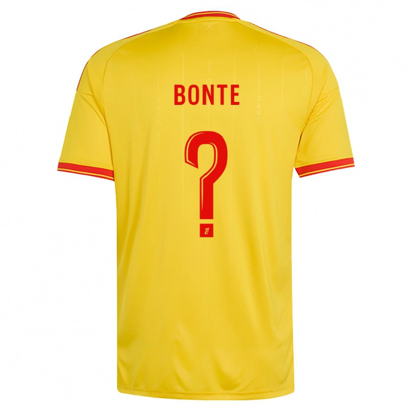 Danxen Hombre Camiseta Nolan Bonte #0 Oro Naranja Rojo 1ª Equipación 2026/27 La Camisa