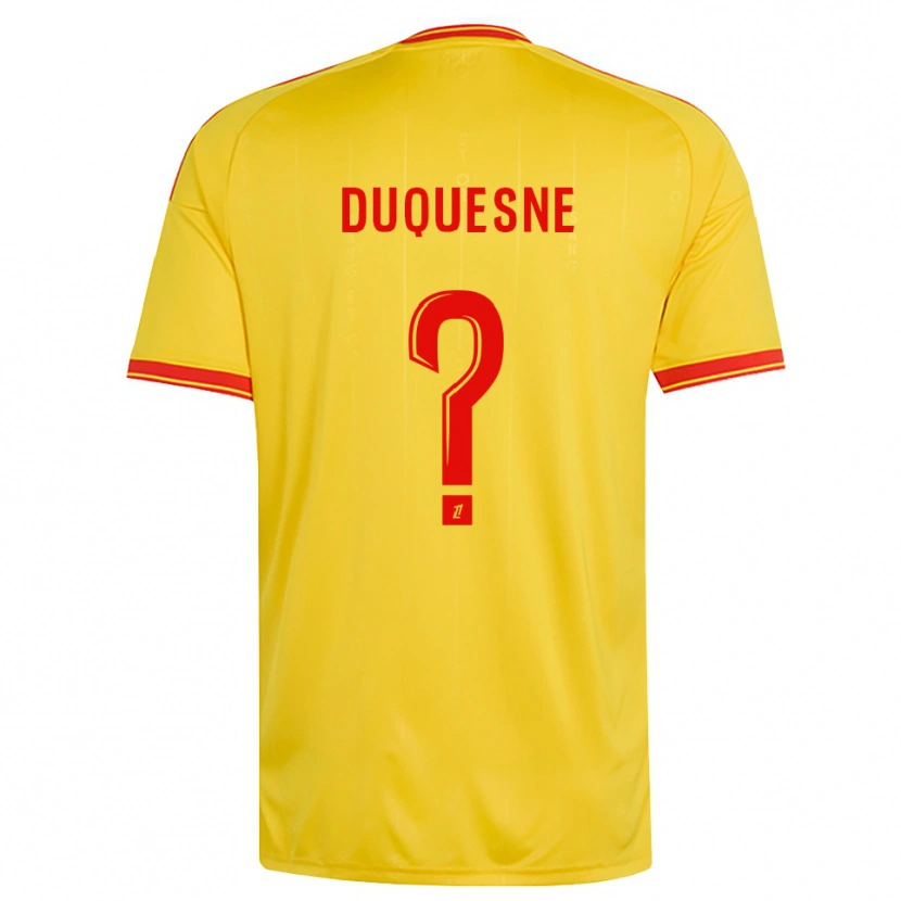 Danxen Hombre Camiseta Elsa Duquesne #0 Oro Naranja Rojo 1ª Equipación 2026/27 La Camisa