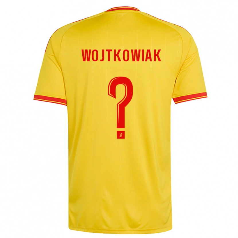 Danxen Hombre Camiseta Valentin Wojtkowiak #0 Oro Naranja Rojo 1ª Equipación 2026/27 La Camisa