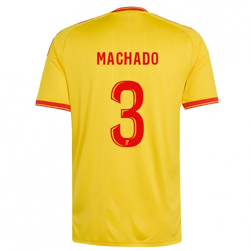 Danxen Hombre Camiseta Deiver Machado #3 Oro Naranja Rojo 1ª Equipación 2026/27 La Camisa