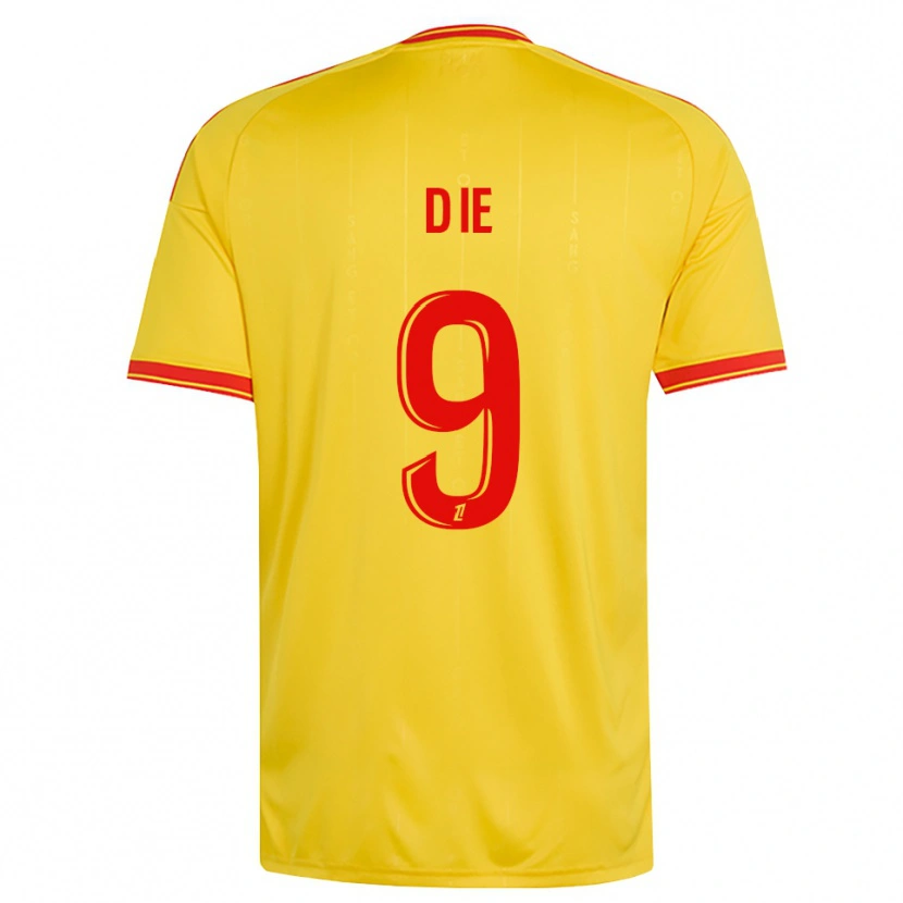 Danxen Hombre Camiseta Manassé Die #9 Oro Naranja Rojo 1ª Equipación 2026/27 La Camisa