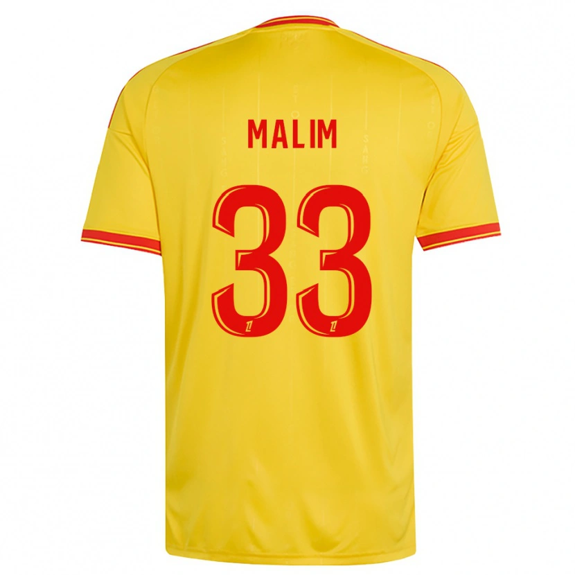 Danxen Hombre Camiseta Yasmina Malim #33 Oro Naranja Rojo 1ª Equipación 2026/27 La Camisa
