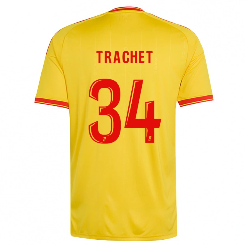 Danxen Hombre Camiseta Amélie Trachet #34 Oro Naranja Rojo 1ª Equipación 2026/27 La Camisa