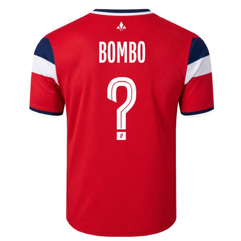 Danxen Hombre Camiseta Emrick Bombo #0 Rojo Blanco Azul Real 1ª Equipación 2026/27 La Camisa