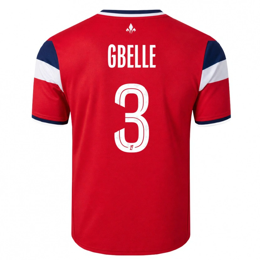 Danxen Hombre Camiseta Arthur Gbelle #3 Rojo Blanco Azul Real 1ª Equipación 2026/27 La Camisa