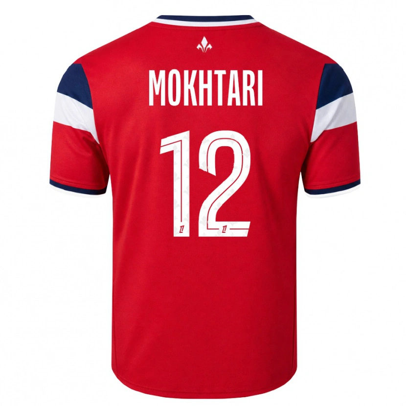 Danxen Hombre Camiseta Brahim Mokhtari #12 Rojo Blanco Azul Real 1ª Equipación 2026/27 La Camisa