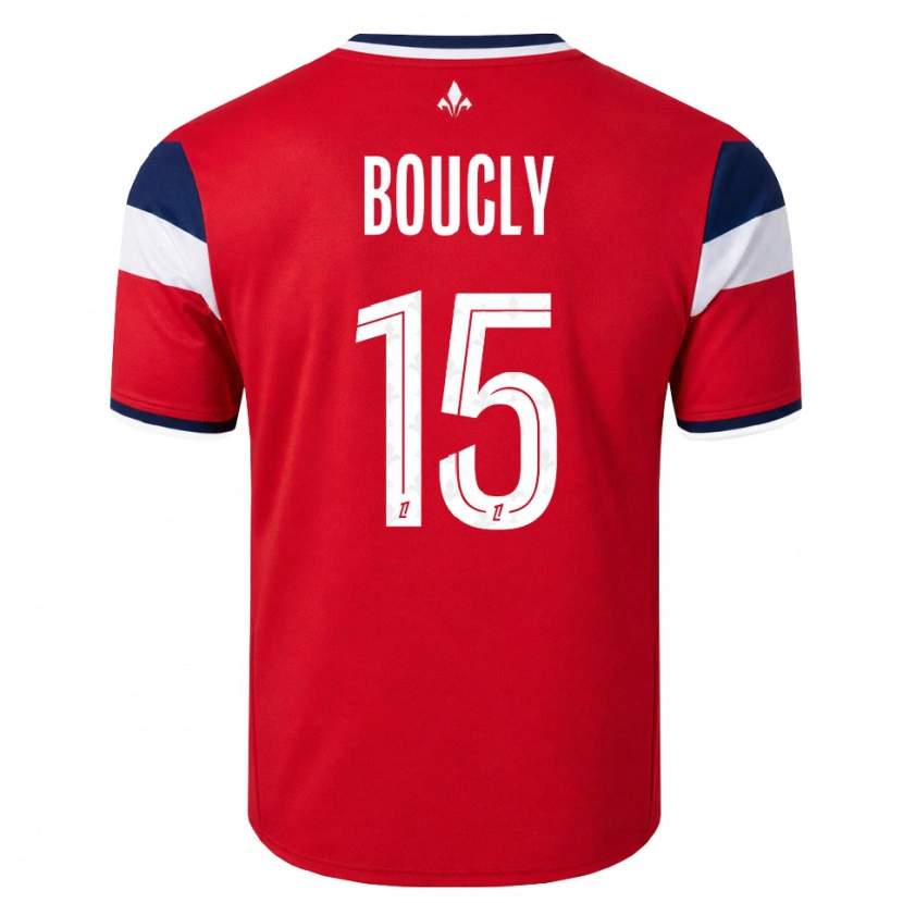 Danxen Hombre Camiseta Maite Boucly #15 Rojo Blanco Azul Real 1ª Equipación 2026/27 La Camisa