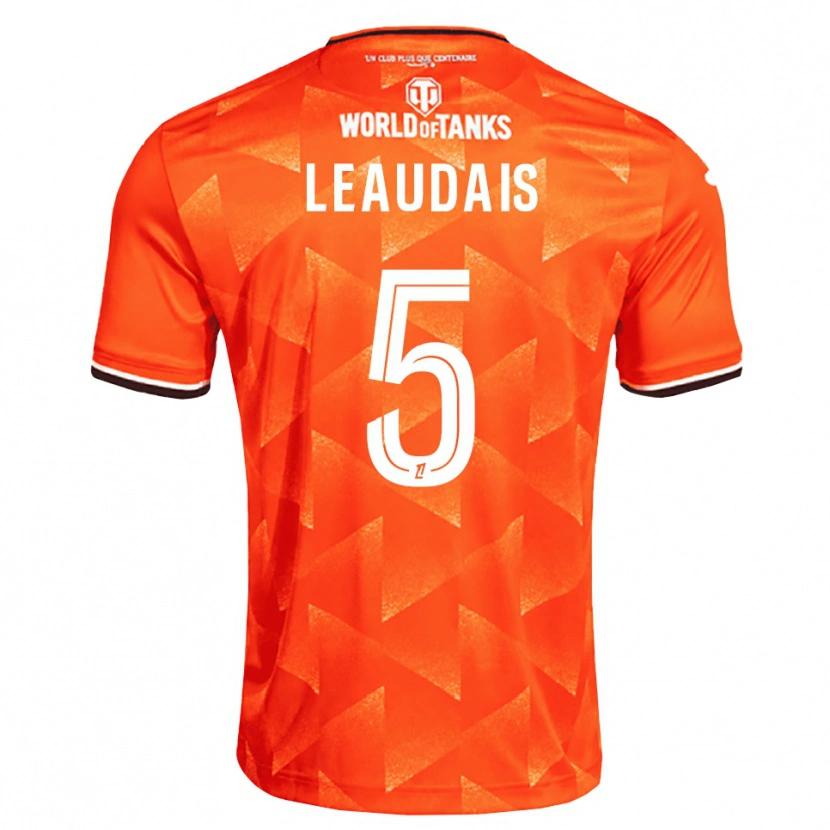 Danxen Hombre Camiseta Lucas Leaudais #5 Naranja Blanco Negro 1ª Equipación 2026/27 La Camisa