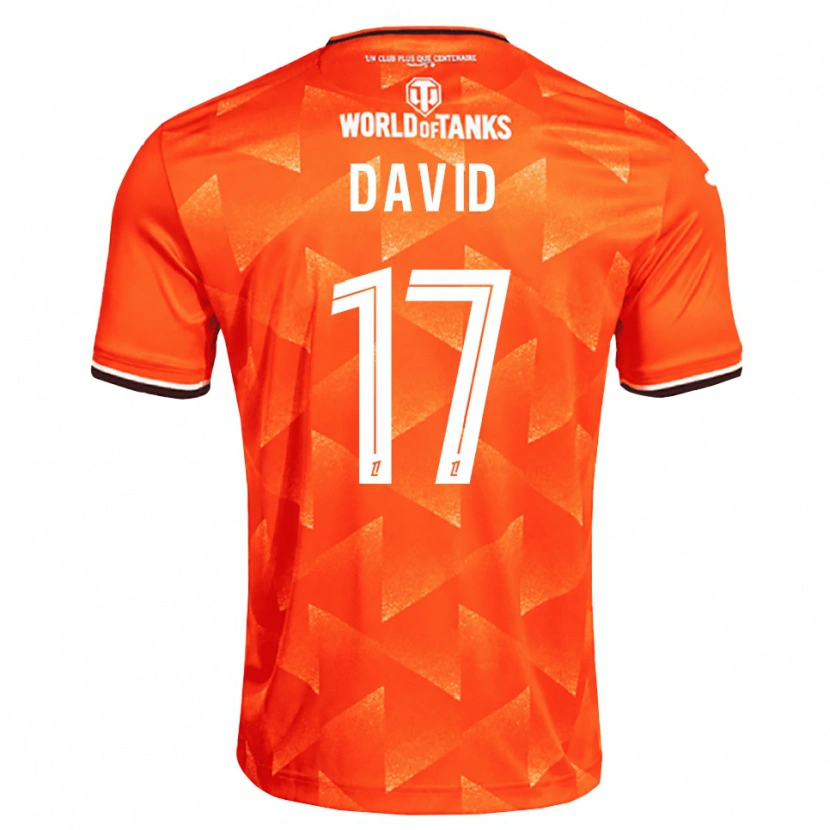 Danxen Hombre Camiseta Dune David #17 Naranja Blanco Negro 1ª Equipación 2026/27 La Camisa