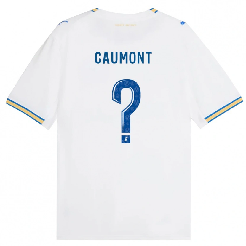 Danxen Hombre Camiseta Enzo Caumont #0 Azul Lanzador Blanco 1ª Equipación 2026/27 La Camisa