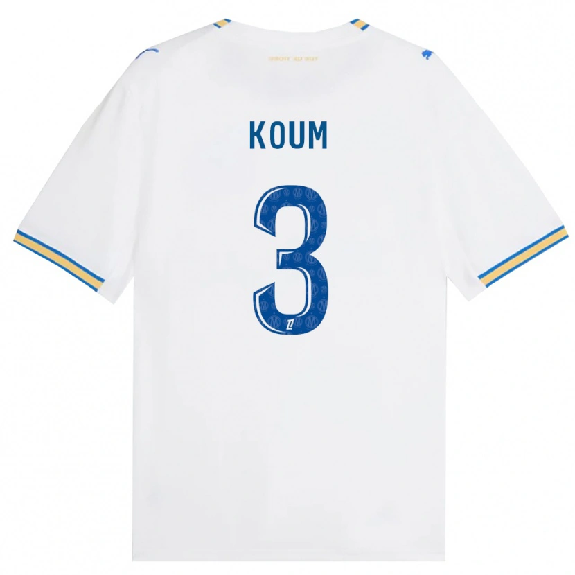 Danxen Hombre Camiseta Alexi Koum #3 Azul Lanzador Blanco 1ª Equipación 2026/27 La Camisa